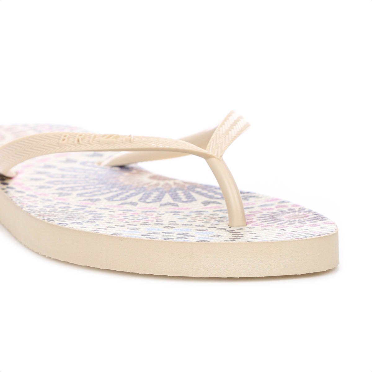Chinelo Brizza Arezzo Estampa Color Off White - Feminino Bege 8