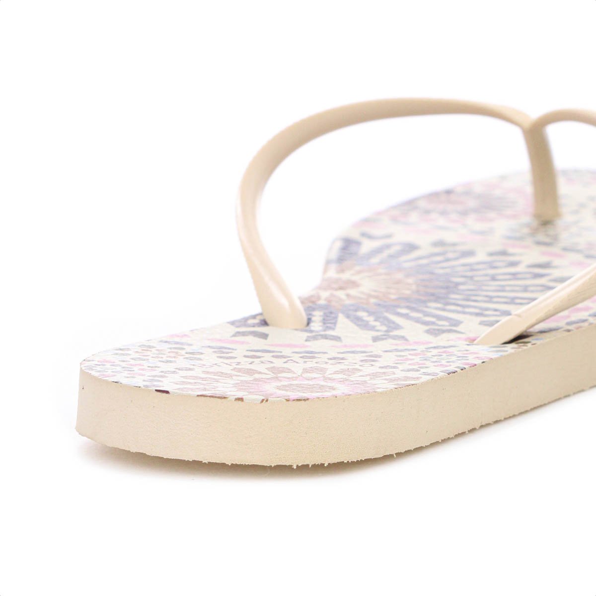 Chinelo Brizza Arezzo Estampa Color Off White - Feminino Bege 9