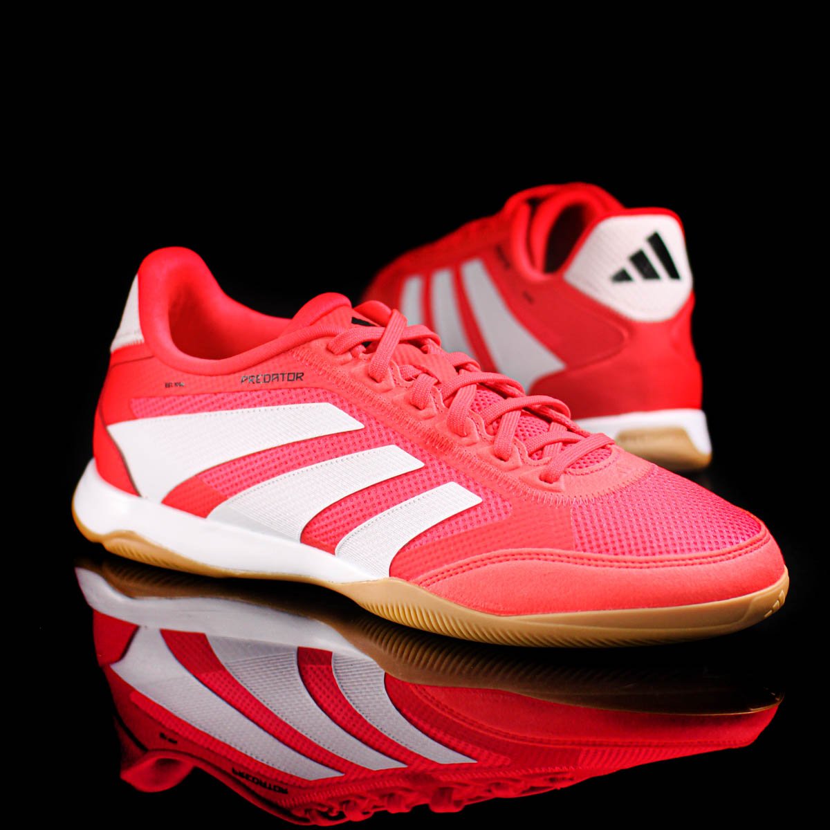 Chuteira Adidas Futsal Predator League Vermelho Coral e Branco - Masculino Vermelho 8