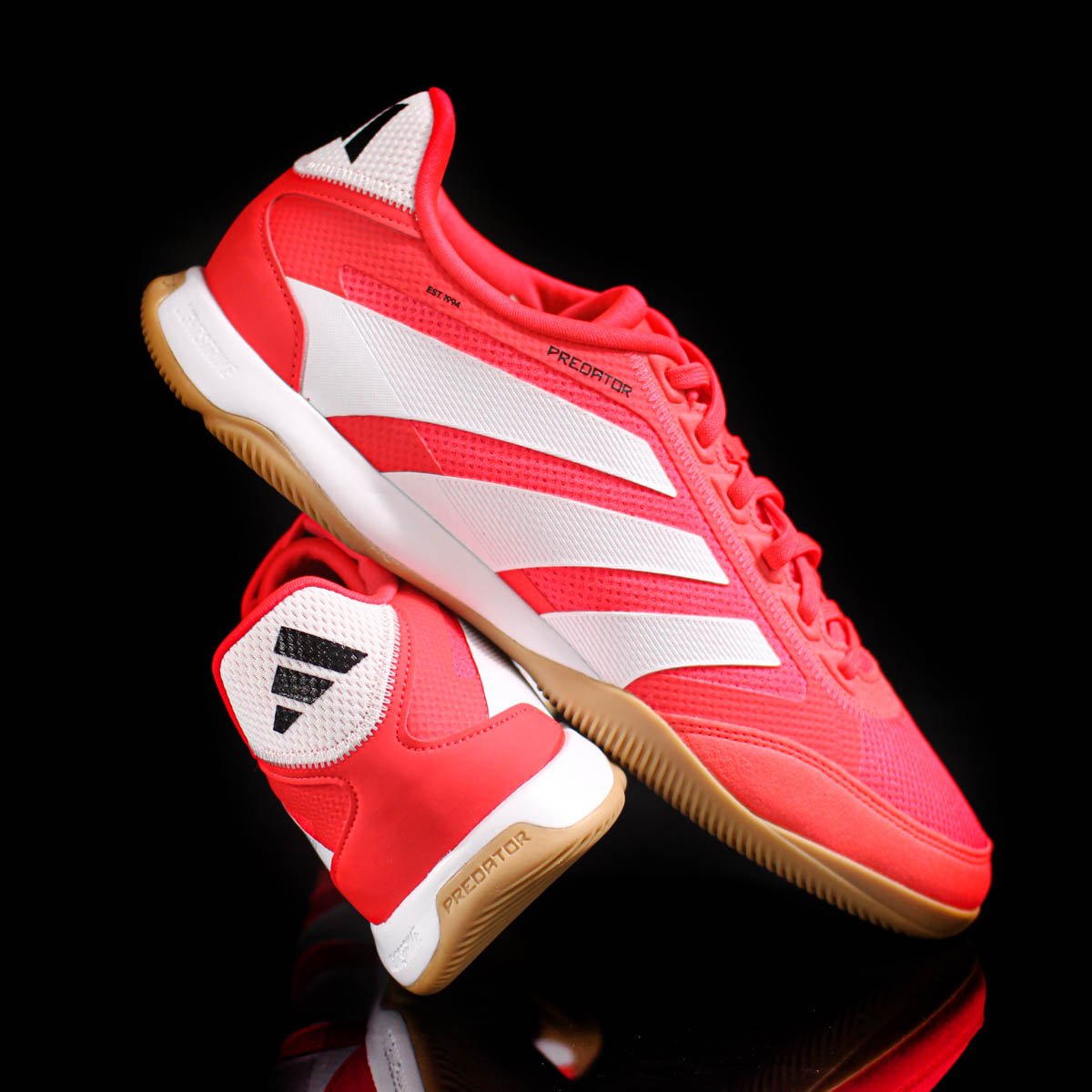 Chuteira Adidas Futsal Predator League Vermelho Coral e Branco - Masculino Vermelho 9