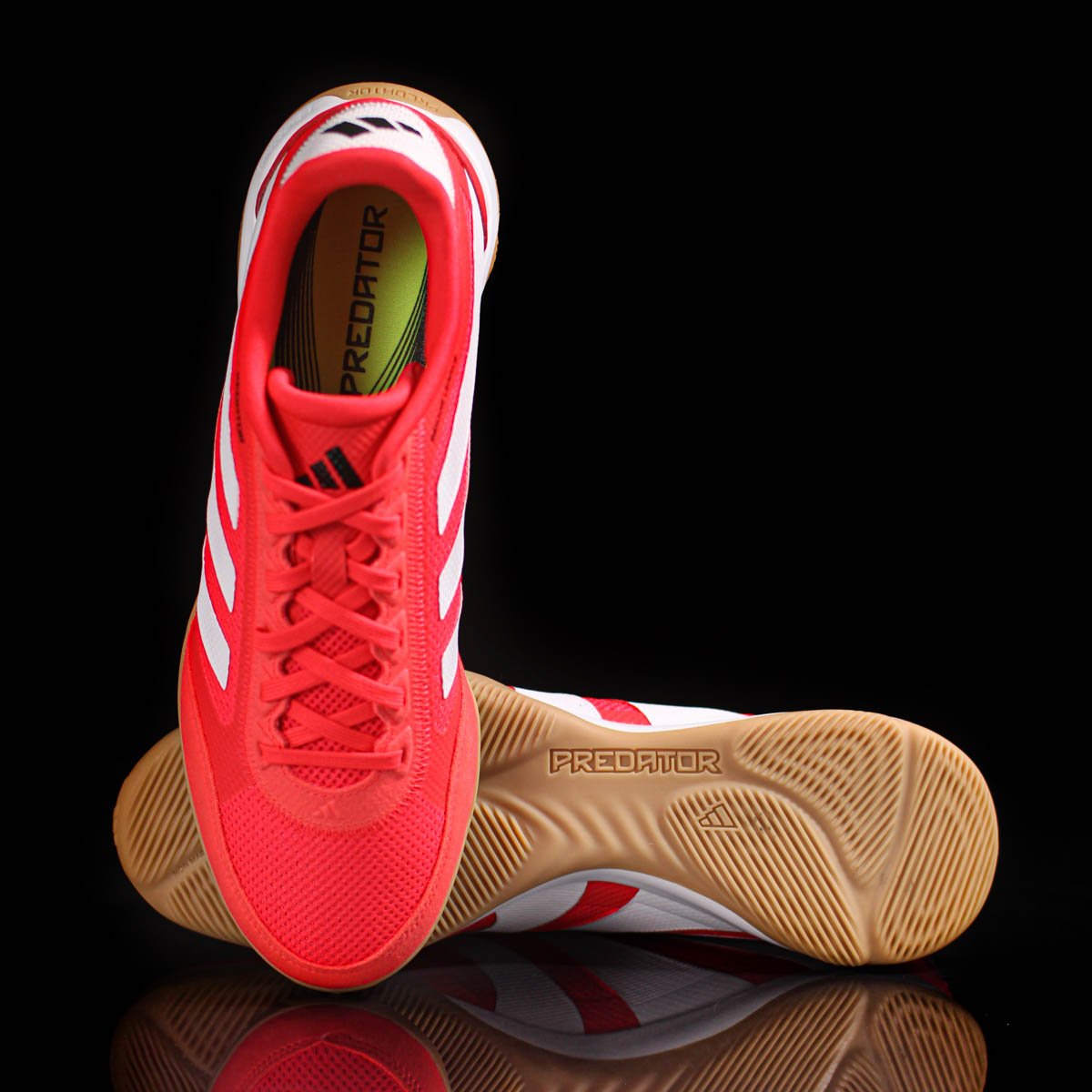 Chuteira Adidas Futsal Predator League Vermelho Coral e Branco - Masculino Vermelho 10