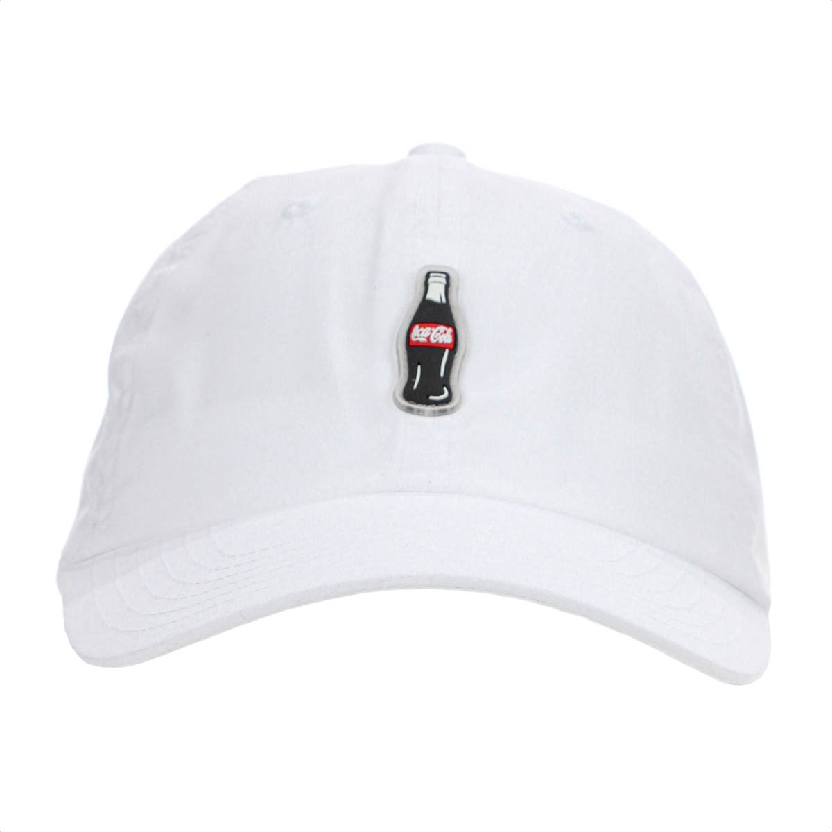 Bone Coca Cola Microfibra Garrafinha Aba Curva Branco - Unico Branco 2