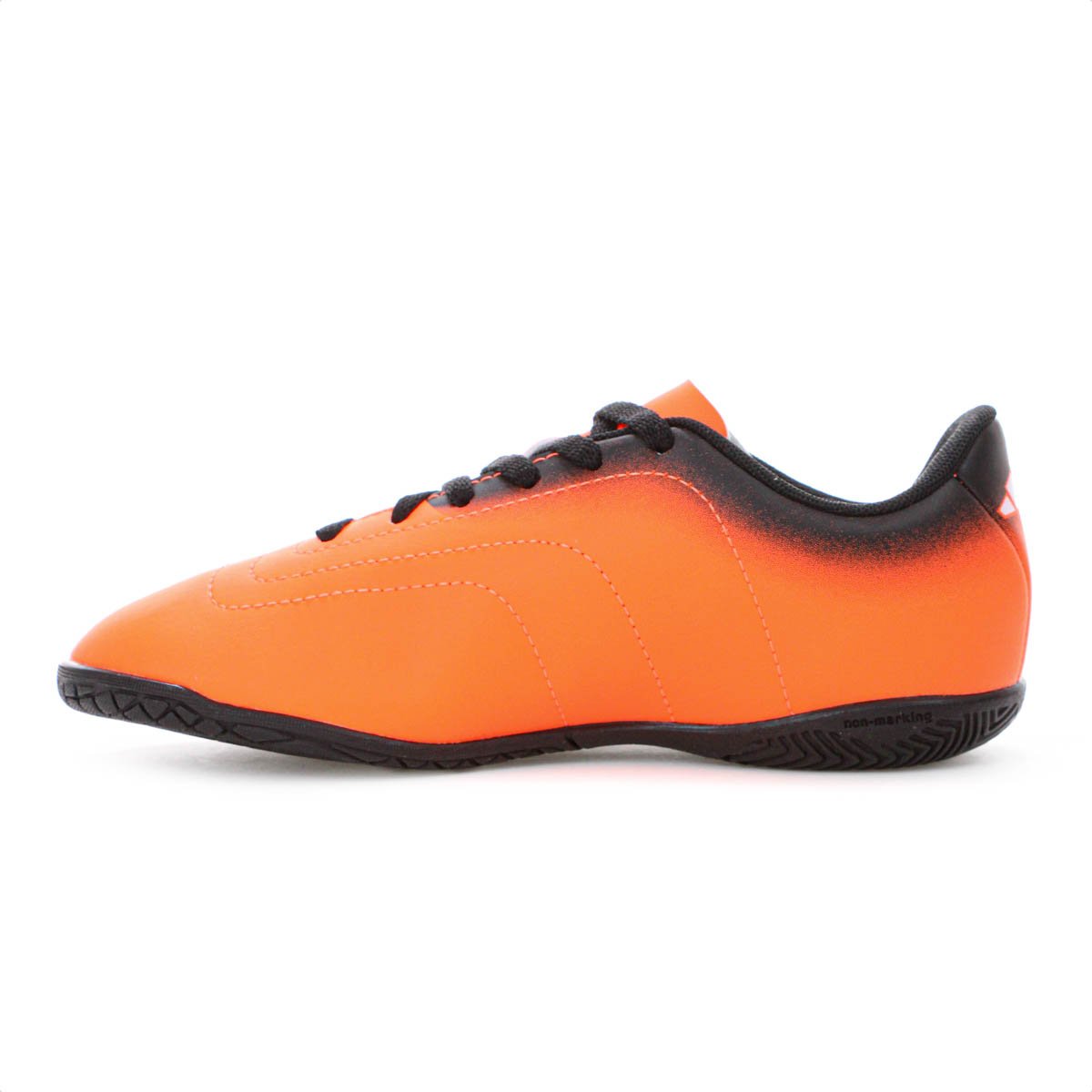Chuteira Adidas Futsal Rabisco Jr Laranja e Preto - Juvenil                 Laranja 2