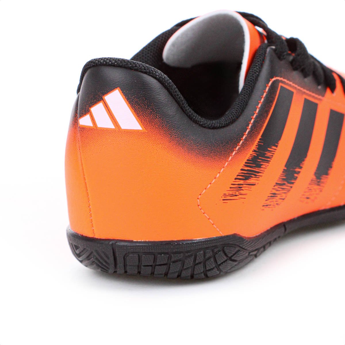 Chuteira Adidas Futsal Rabisco Jr Laranja e Preto - Juvenil                 Laranja 6