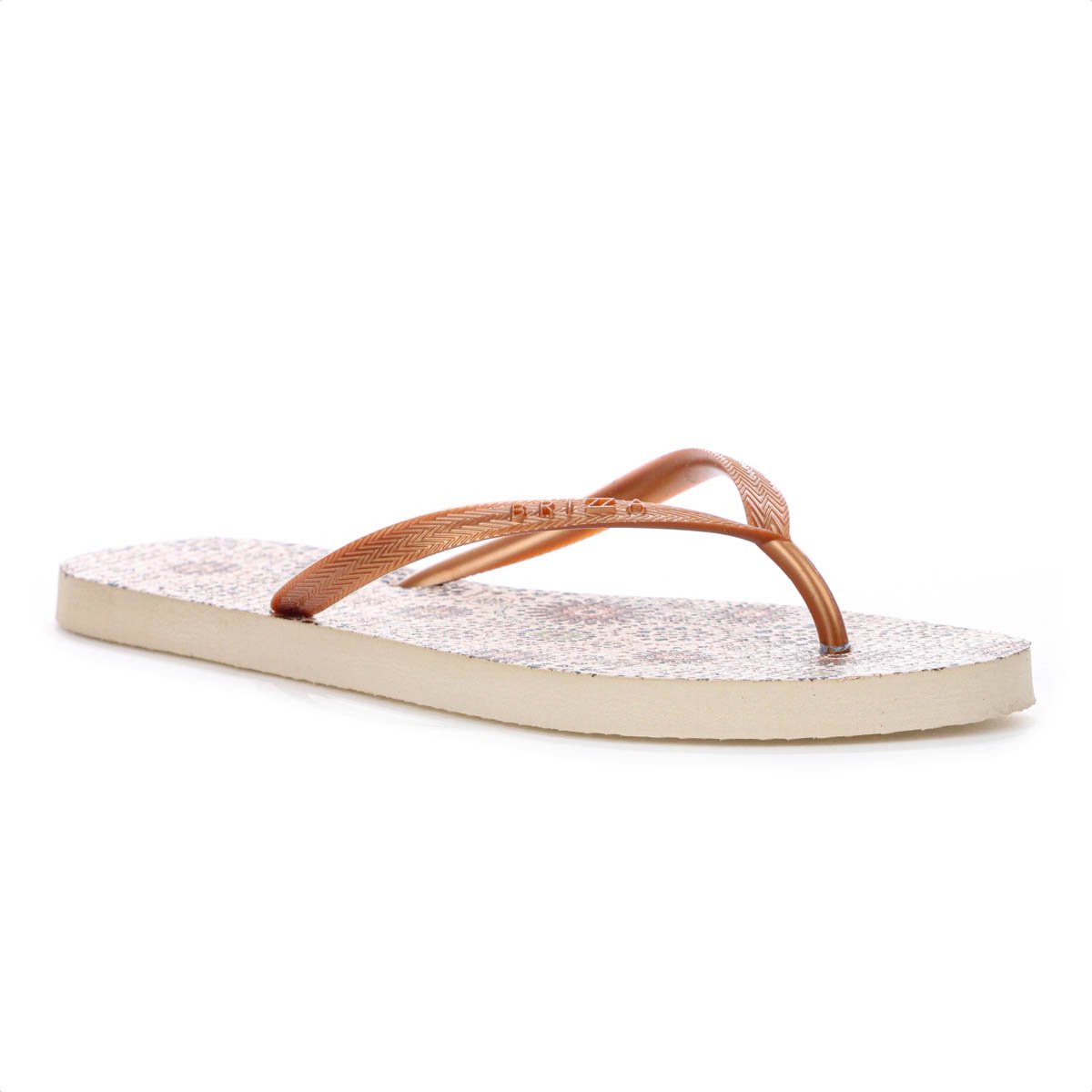 Chinelo Brizza Arezzo Estampa Marrocos Marrom - Feminino Marrom 3