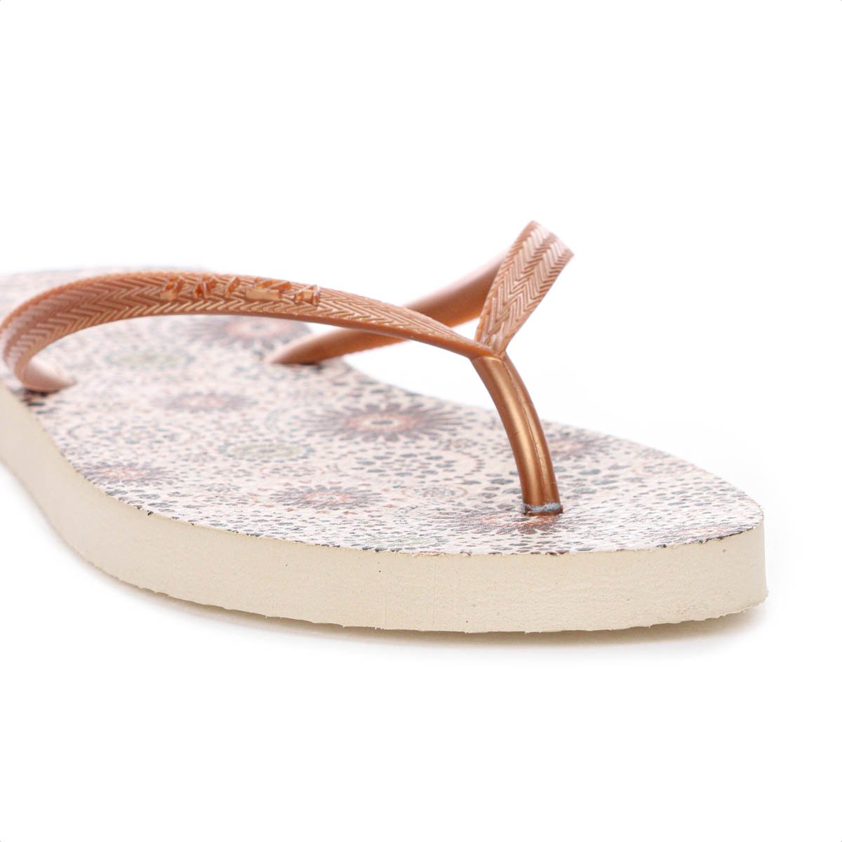 Chinelo Brizza Arezzo Estampa Marrocos Marrom - Feminino Marrom 8
