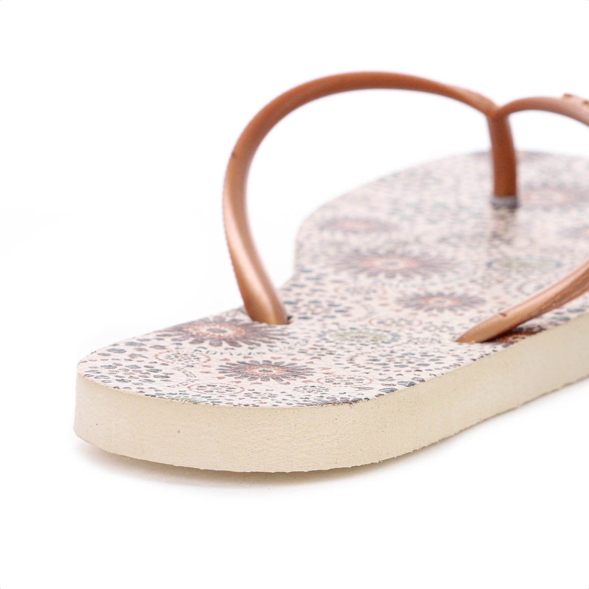 Chinelo Brizza Arezzo Estampa Marrocos Marrom - Feminino Marrom 9