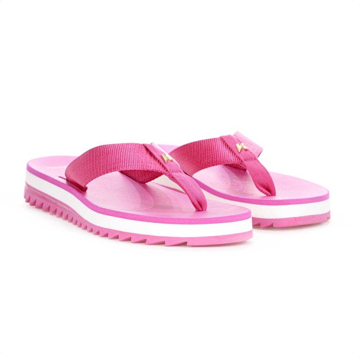 Chinelo Kenner Kyra Anitta Rosa e Branco - Feminino Rosa 2