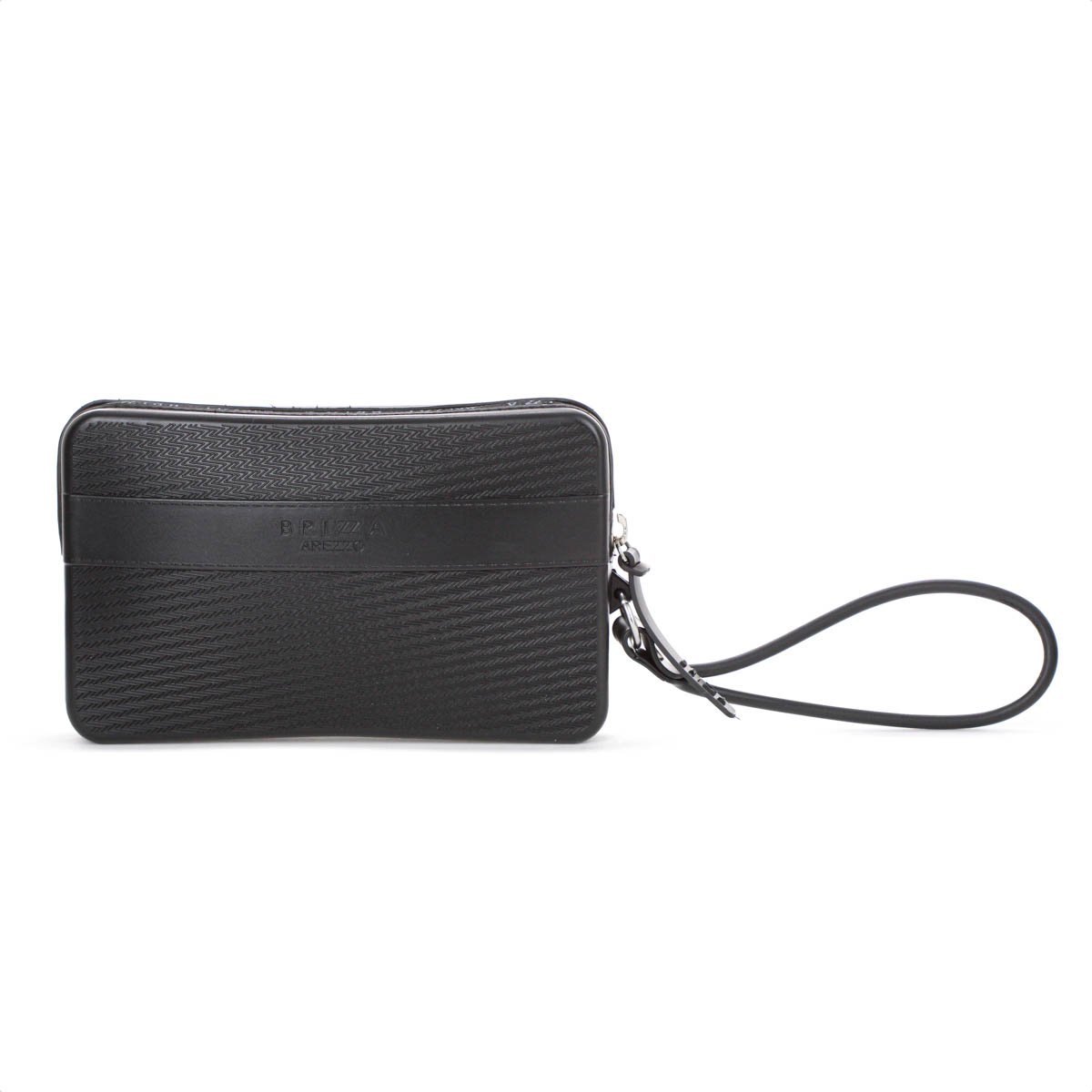 Bolsa Clutch Brizza Arezzo Estampa Alca Malu Preto - Feminino Preto 2