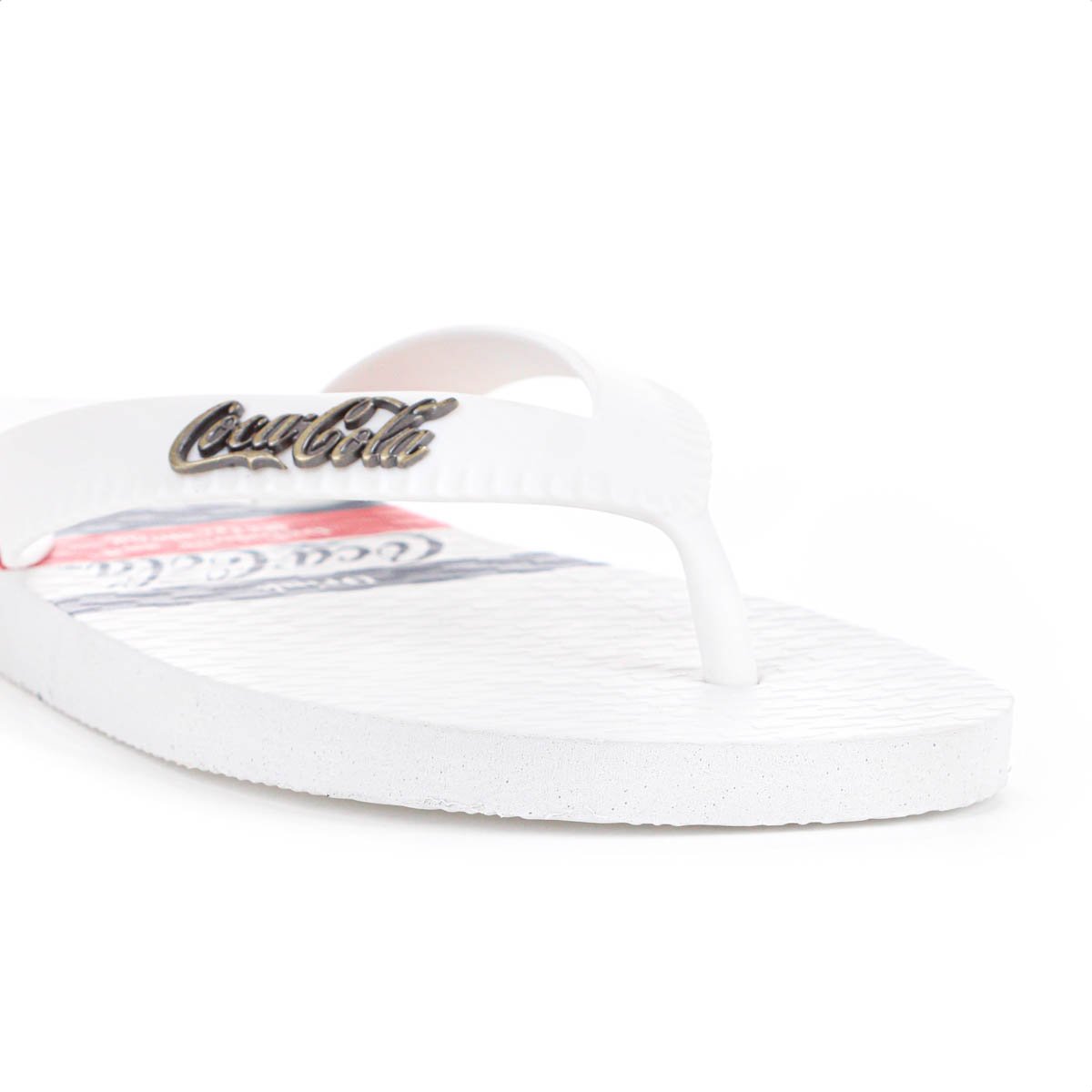 Chinelo Coca Cola Andale Branco Azul e Vermelho - Masculino Branco 6