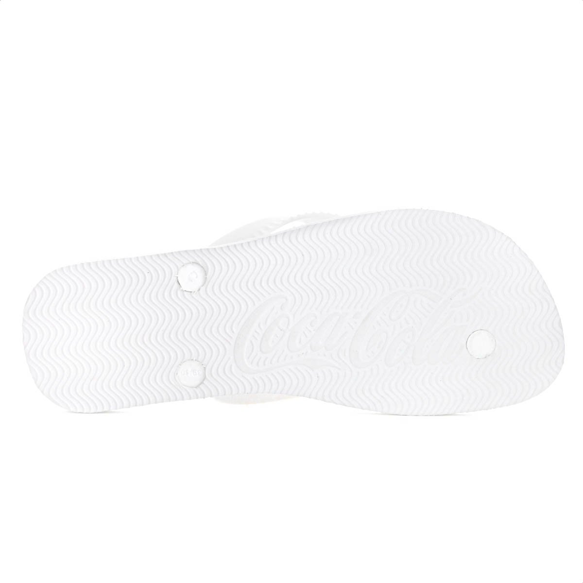 Chinelo Coca Cola Andale Branco Azul e Vermelho - Masculino Branco 7