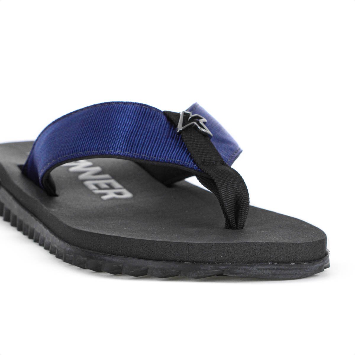 Chinelo Kenner Kivah TKS Preto e Azul - Masculino Preto 7