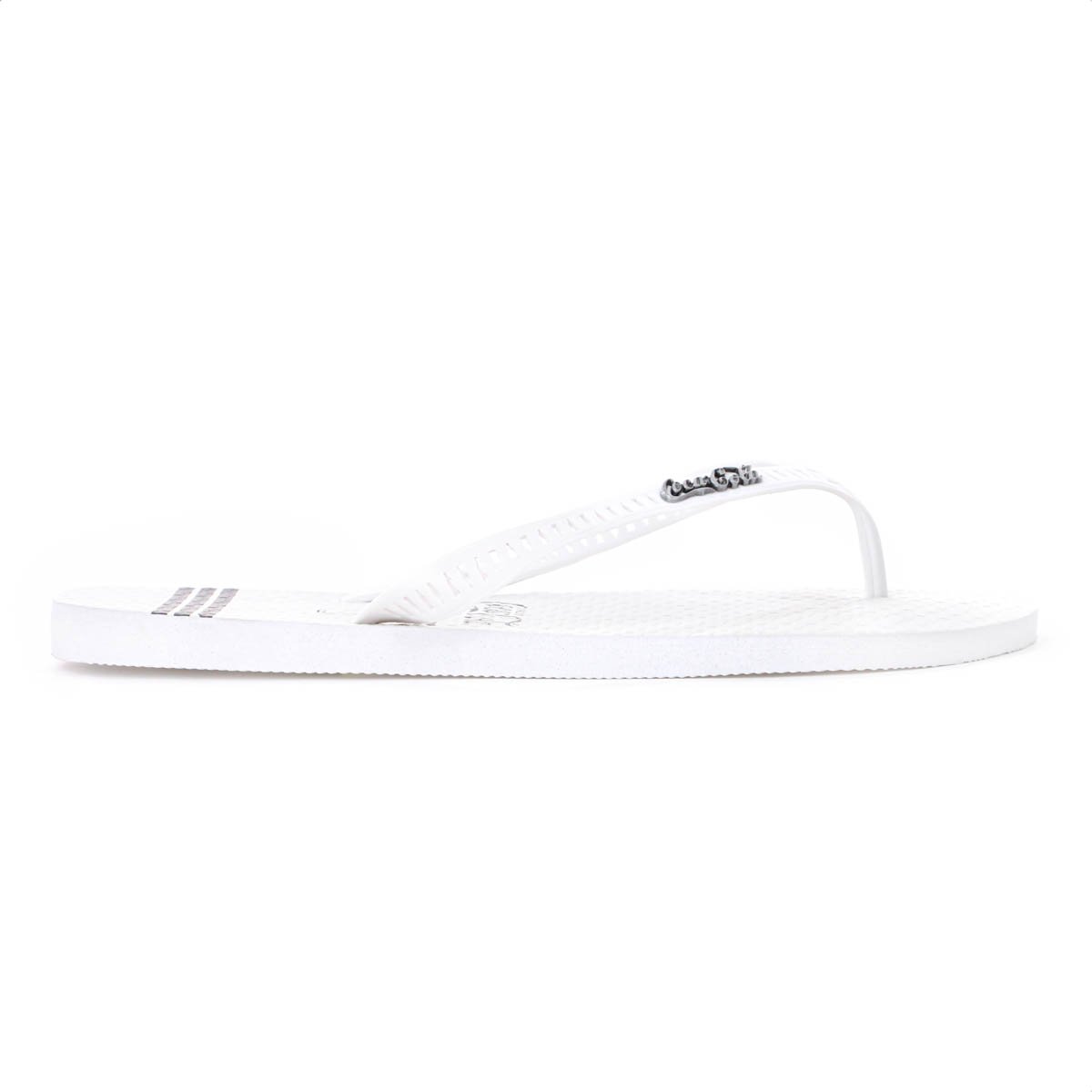 Chinelo Coca Cola Thirst Wings Branco e Preto - Juvenil Branco 5