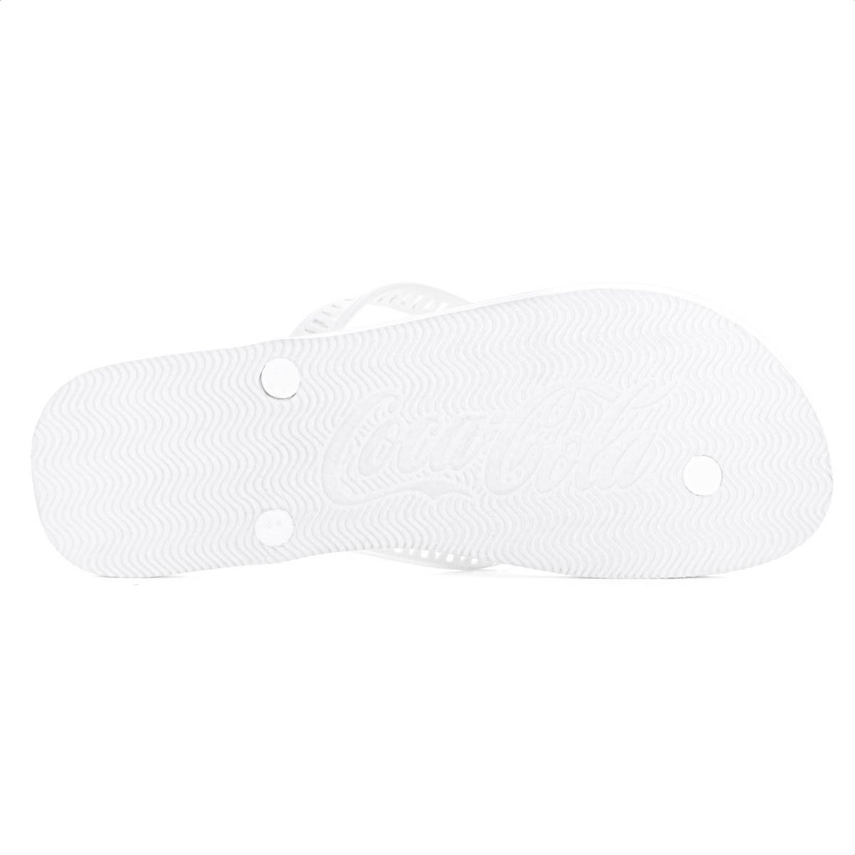 Chinelo Coca Cola Thirst Wings Branco e Preto - Juvenil Branco 9