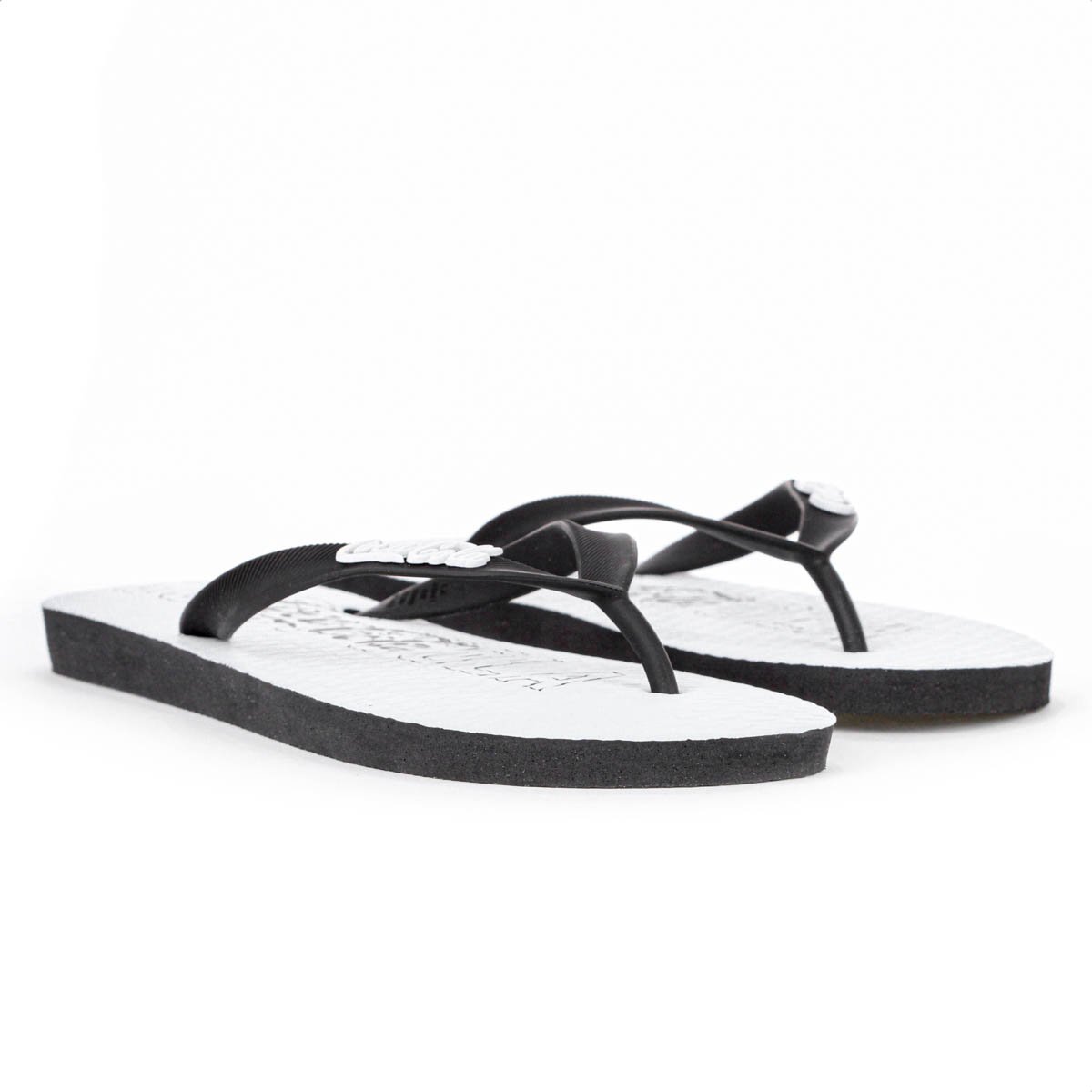 Chinelo Coca Cola Marion Branco e Preto - Juvenil Branco 2