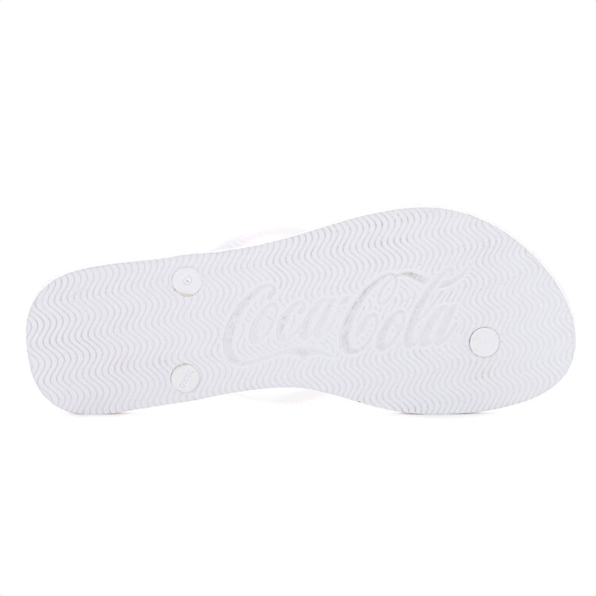 Chinelo Coca Cola Bahai Branco - Feminino Branco 6