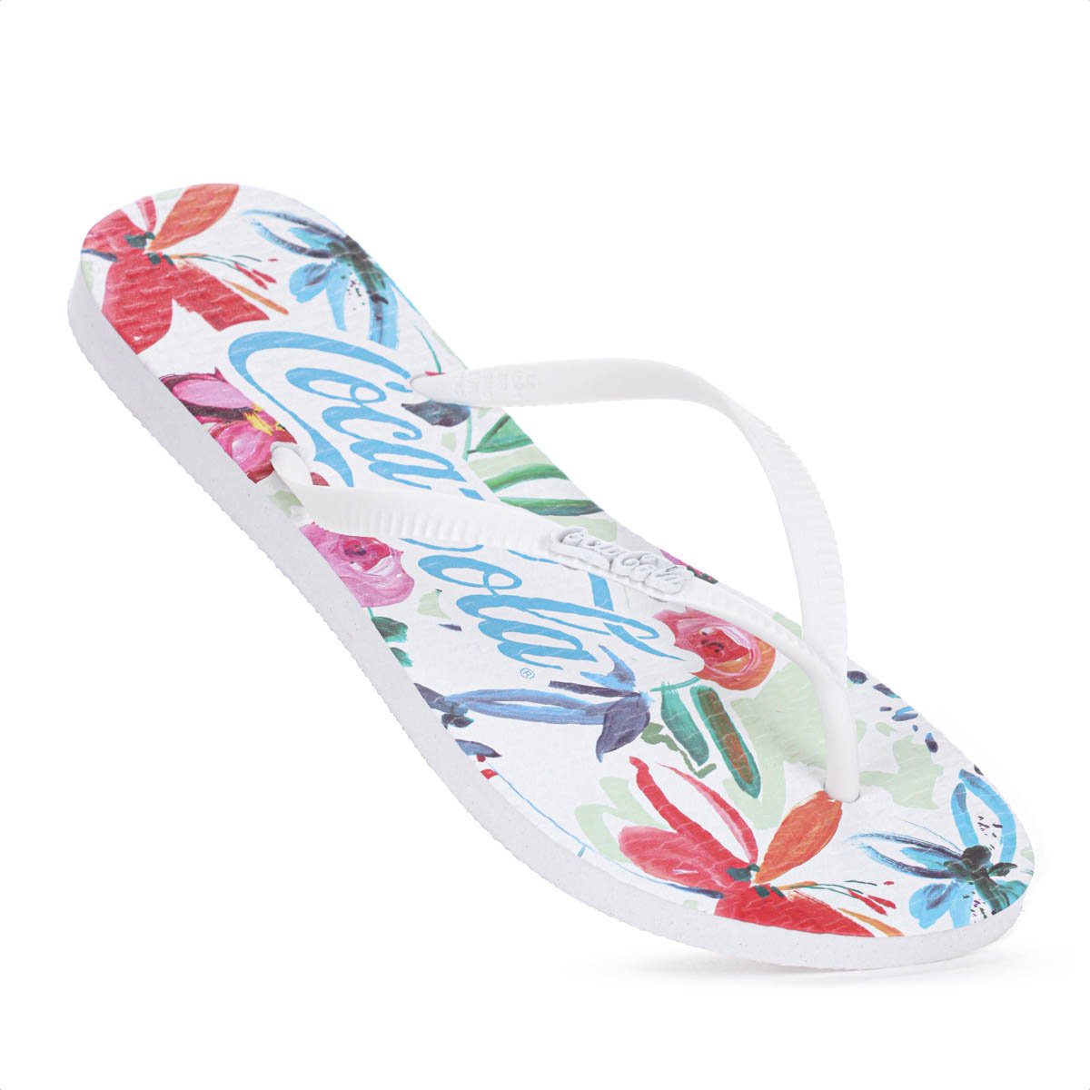 Chinelo Coca Cola Bahai Branco - Feminino Branco 7