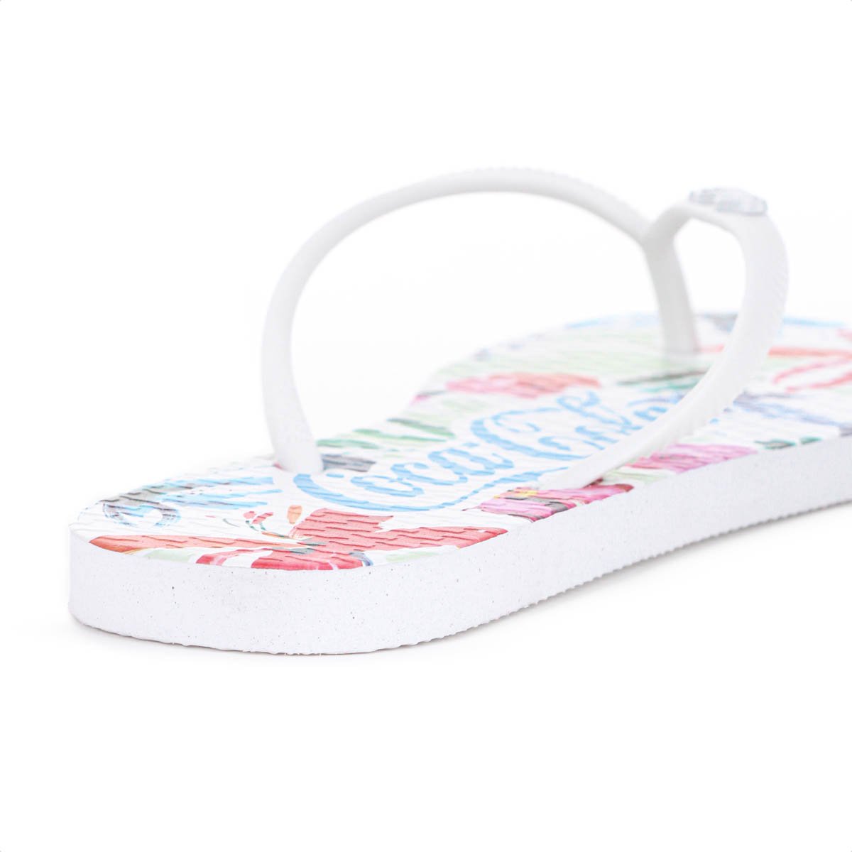 Chinelo Coca Cola Bahai Branco - Feminino Branco 9