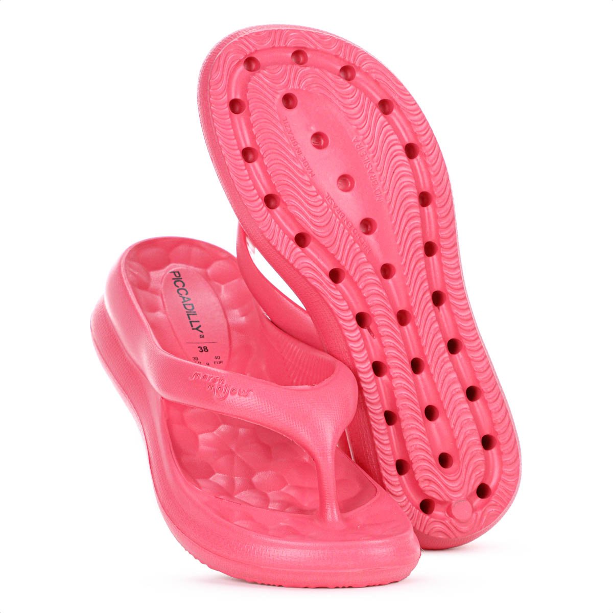 Chinelo Piccadilly EVA Marshmallow C224 Rosa Pitaya - Feminino Rosa 10