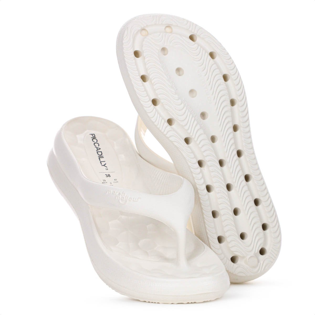 Chinelo Piccadilly EVA Marshmallow C224 Off White - Feminino Off White 10