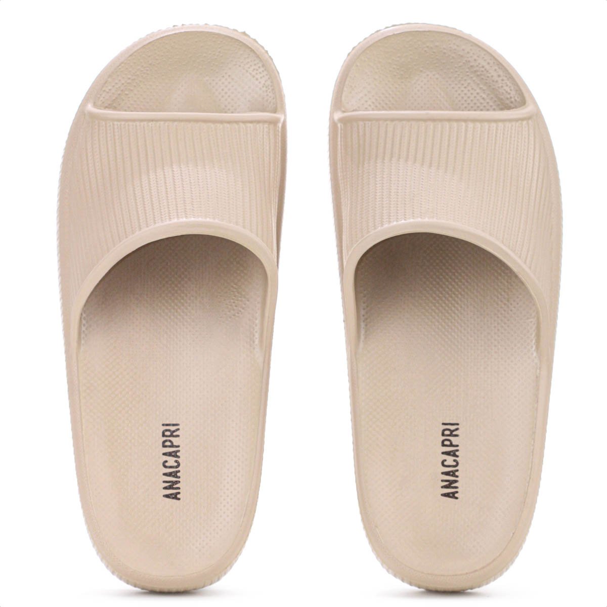 Chinelo Anacapri Nuvem Texturizado Injetado Bege - Feminino Bege 2