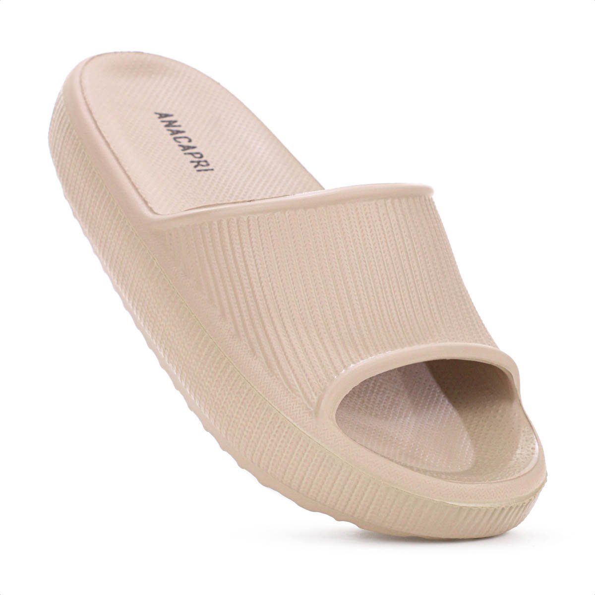 Chinelo Anacapri Nuvem Texturizado Injetado Bege - Feminino Bege 9
