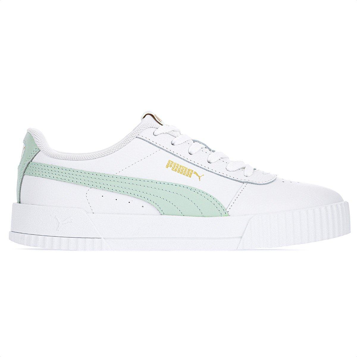 Tenis Puma Carina L BDP Branco e Verde - Feminino Branco 1
