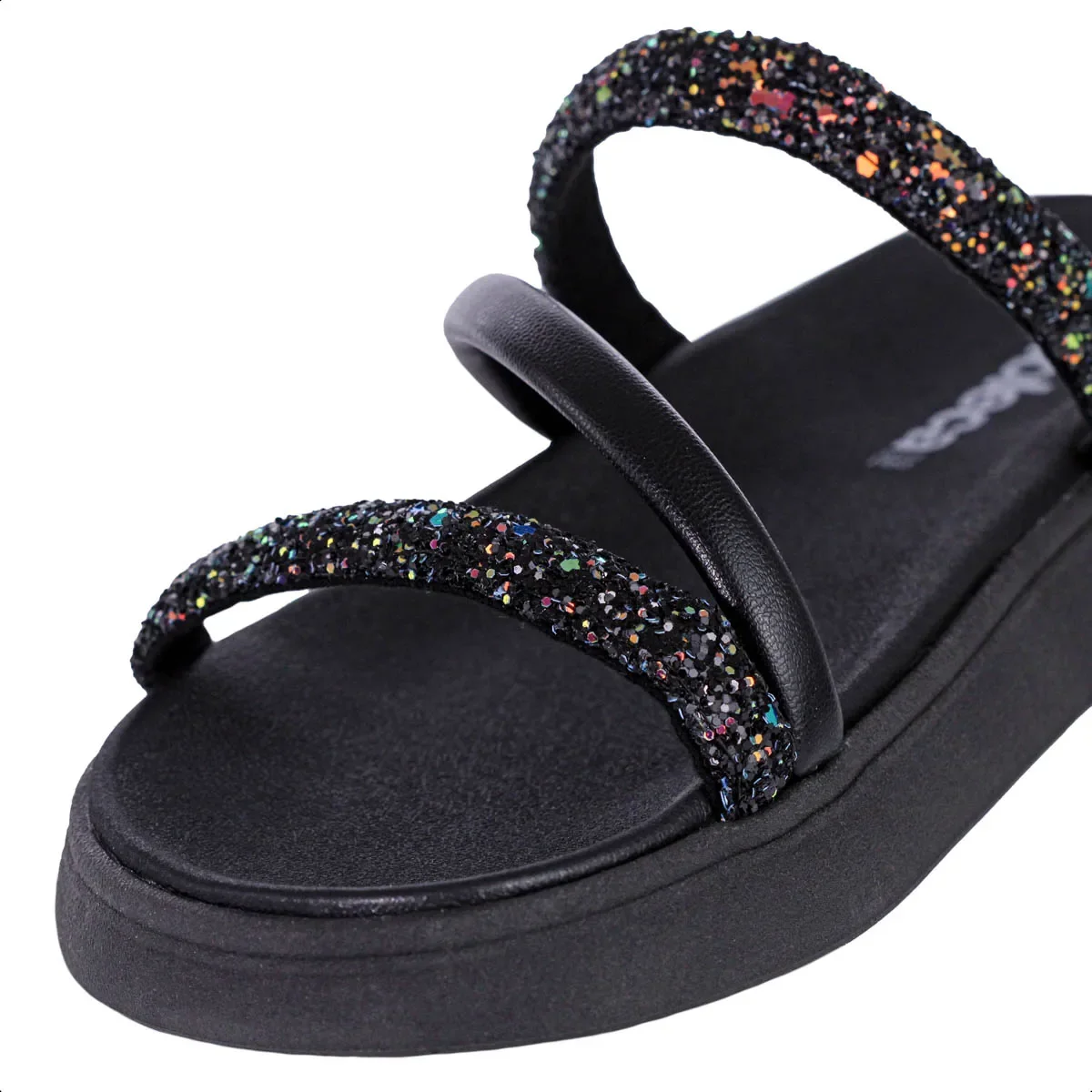 Sandalia Moleca Tira Tripla All Black - Feminino Preto 8