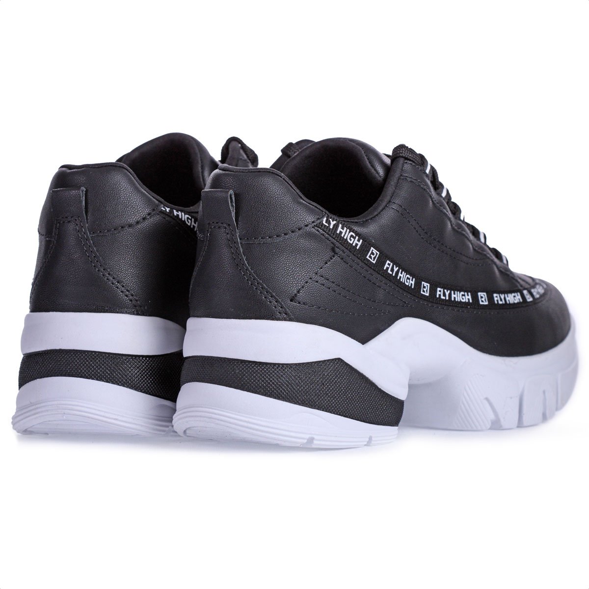 Tenis Ramarim Fly High Preto e Branco - Feminino Preto 4