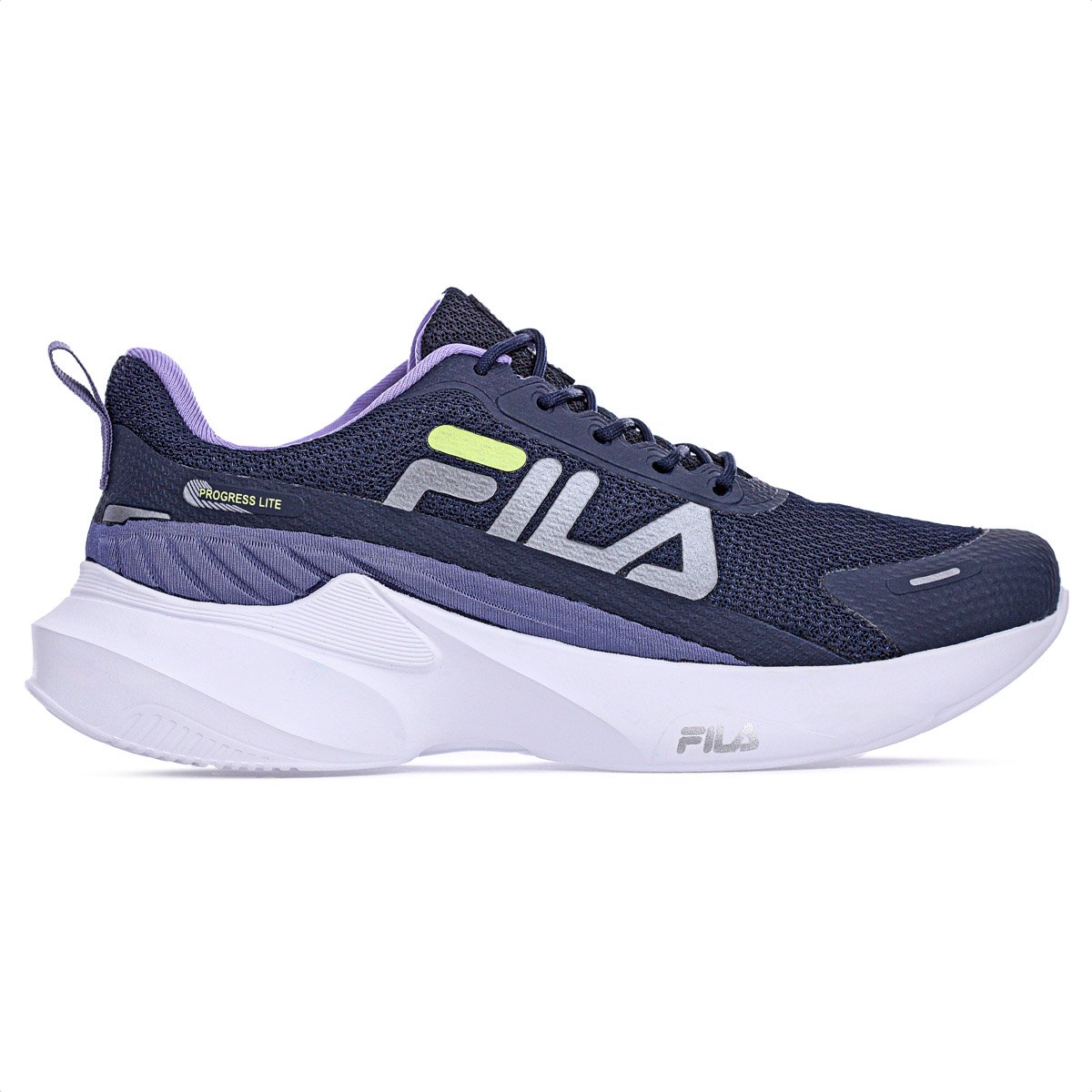 Tenis Fila Progress Lite Marinho e Lilas - Feminino Azul Marinho 1