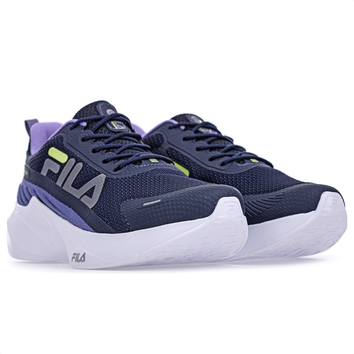 Tenis Fila Progress Lite Marinho e Lilas - Feminino Azul Marinho 3