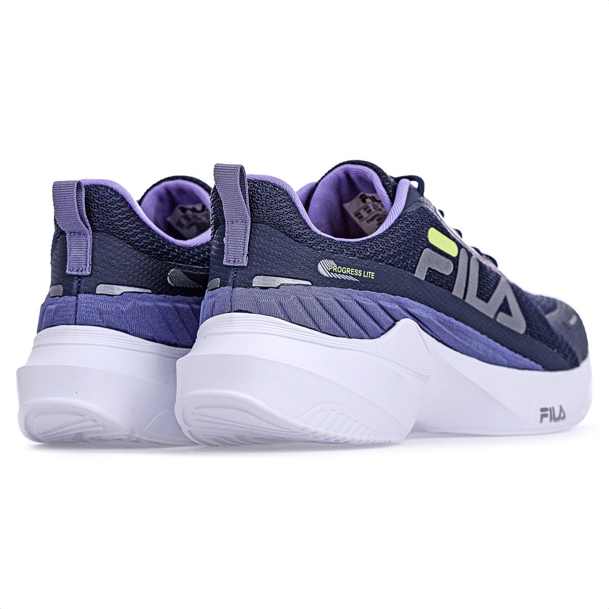 Tenis Fila Progress Lite Marinho e Lilas - Feminino Azul Marinho 4