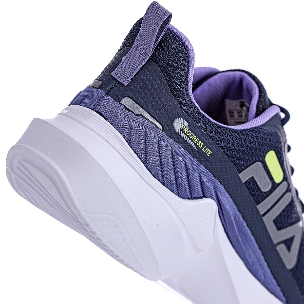 Tenis Fila Progress Lite Marinho e Lilas - Feminino Azul Marinho 8