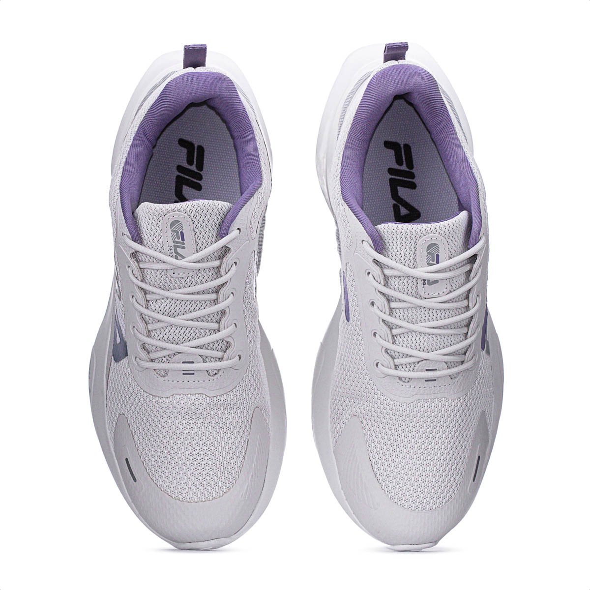 Tenis Fila Progress Lite Branco e Lilas - Feminino Branco 5