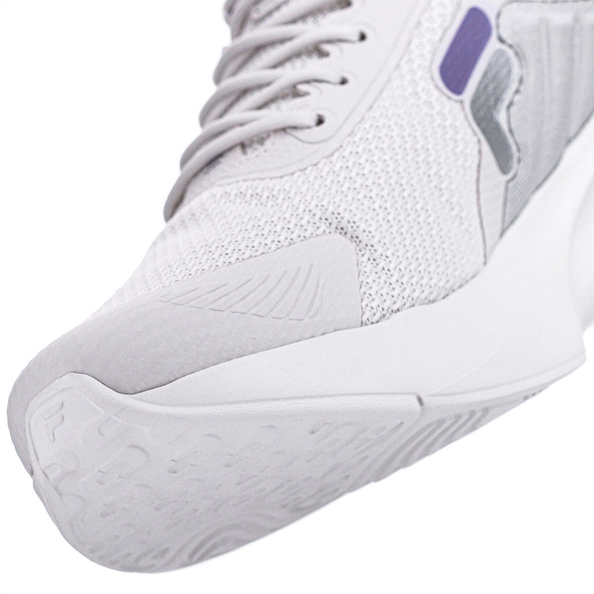 Tenis Fila Progress Lite Branco e Lilas - Feminino Branco 7