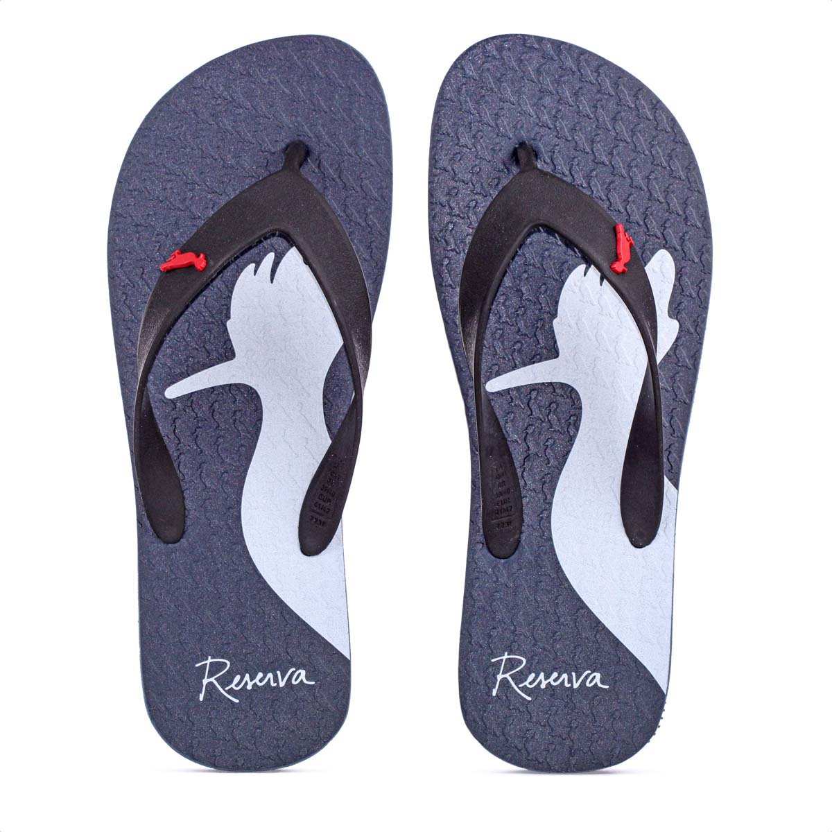 Chinelo Reserva PP Marinho e Branco - Masculino  Preto 1