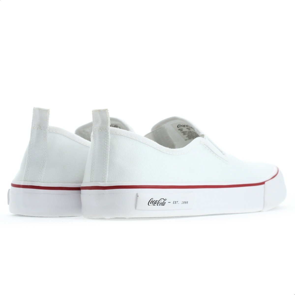 Tenis Coca Cola Iate City Branco e Vermelho - Masculino Branco 4