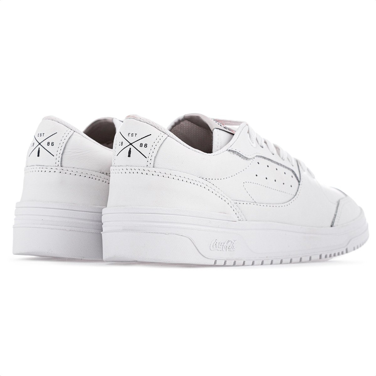 Tenis Coca Cola March Limited Leather Branco - Unissex Branco 4