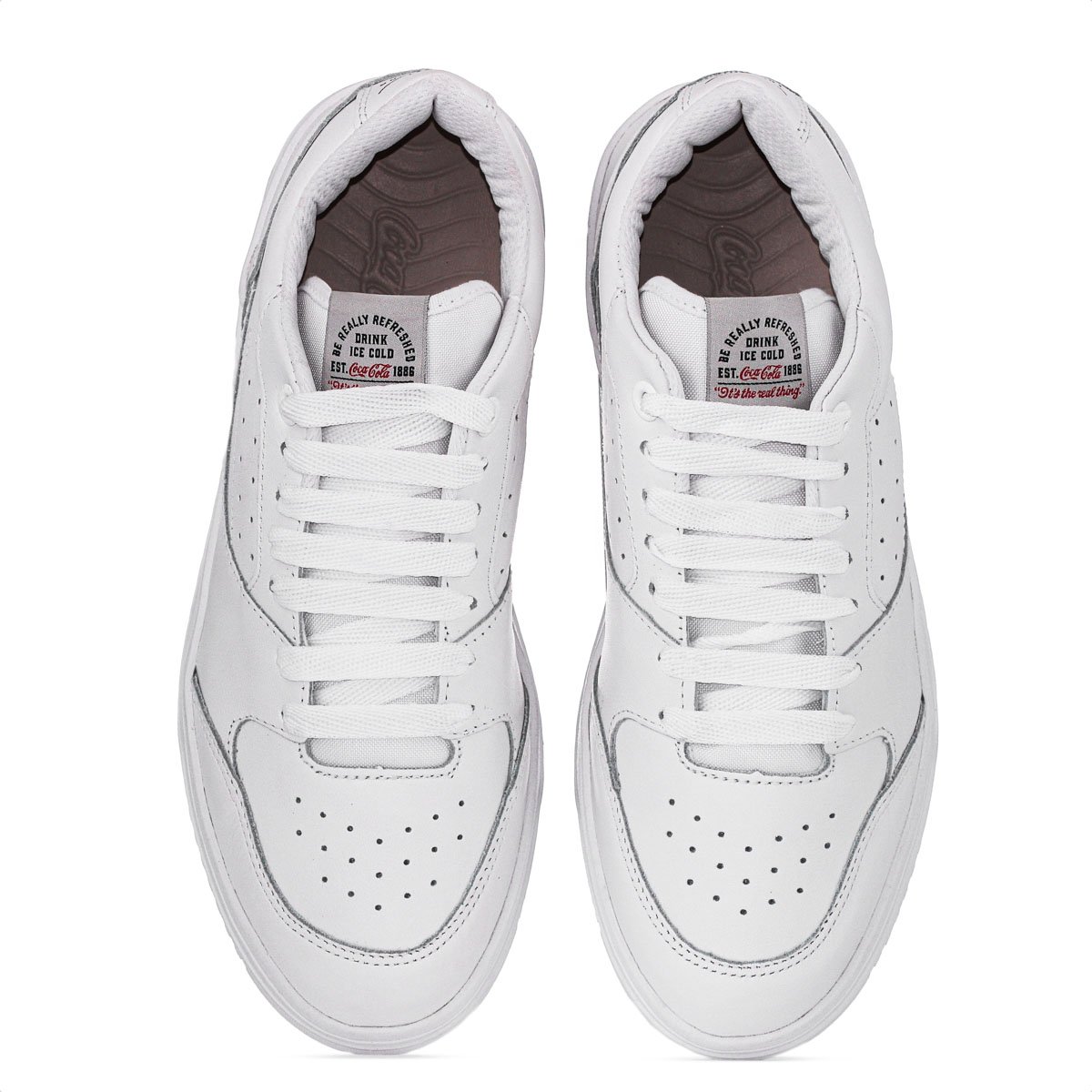 Tenis Coca Cola March Limited Leather Branco - Unissex Branco 5