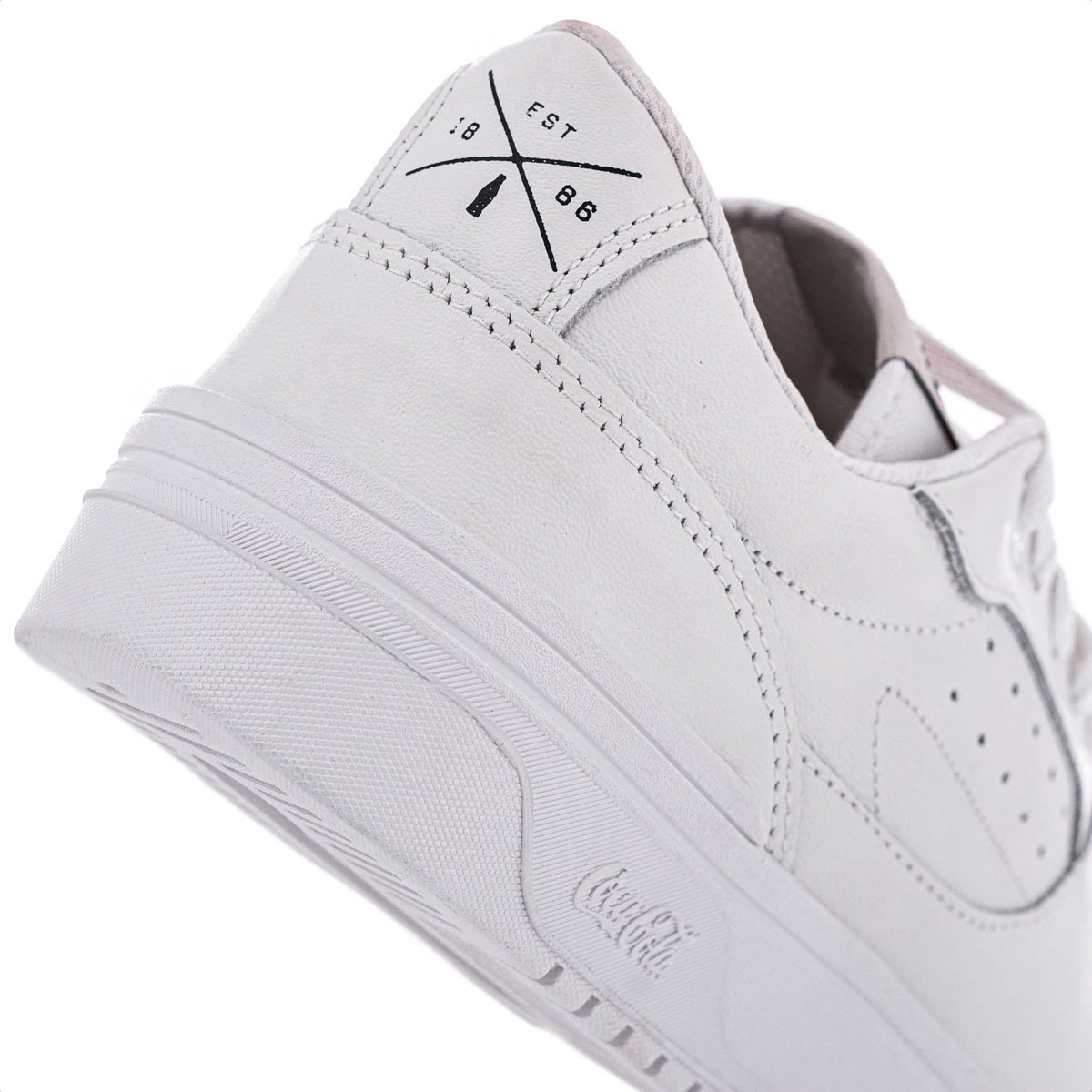 Tenis Coca Cola March Limited Leather Branco - Unissex Branco 8