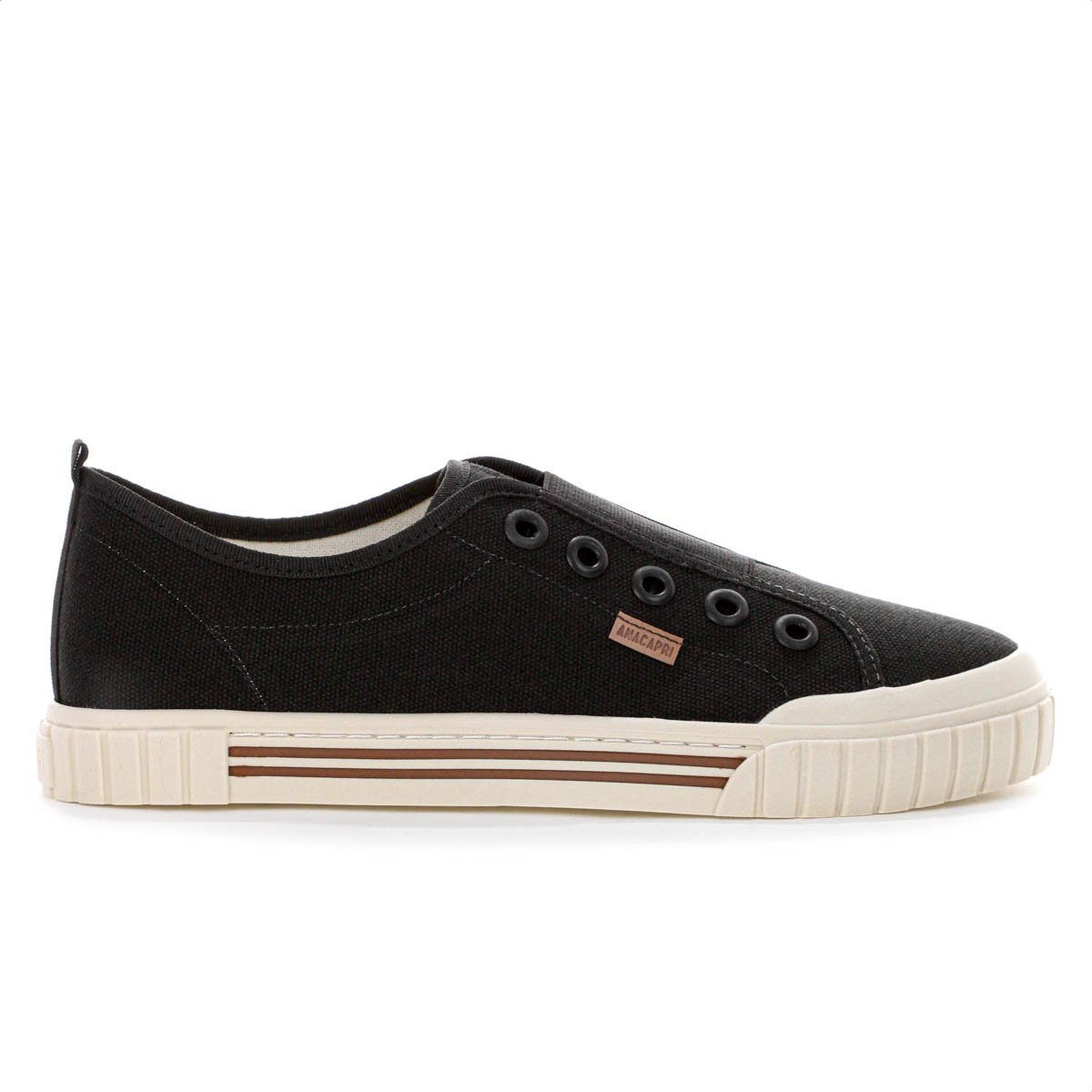 Tenis Anacapri Slip On Ale Preto - Feminino Preto 1