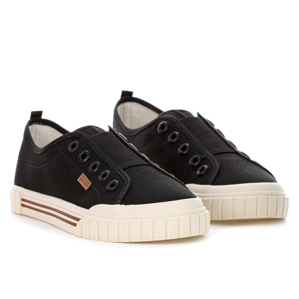Tenis Anacapri Slip On Ale Preto - Feminino Preto 3