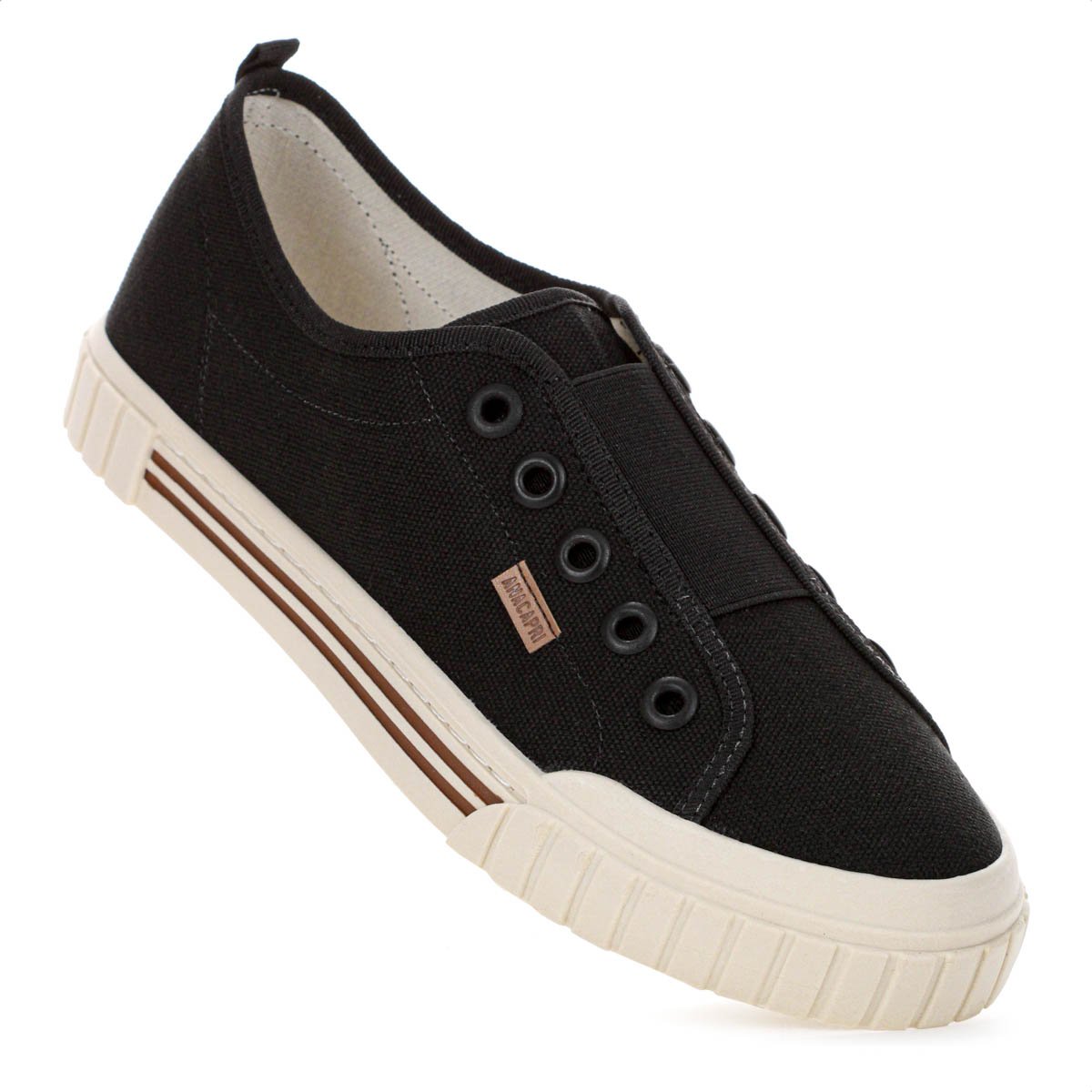 Tenis Anacapri Slip On Ale Preto - Feminino Preto 5