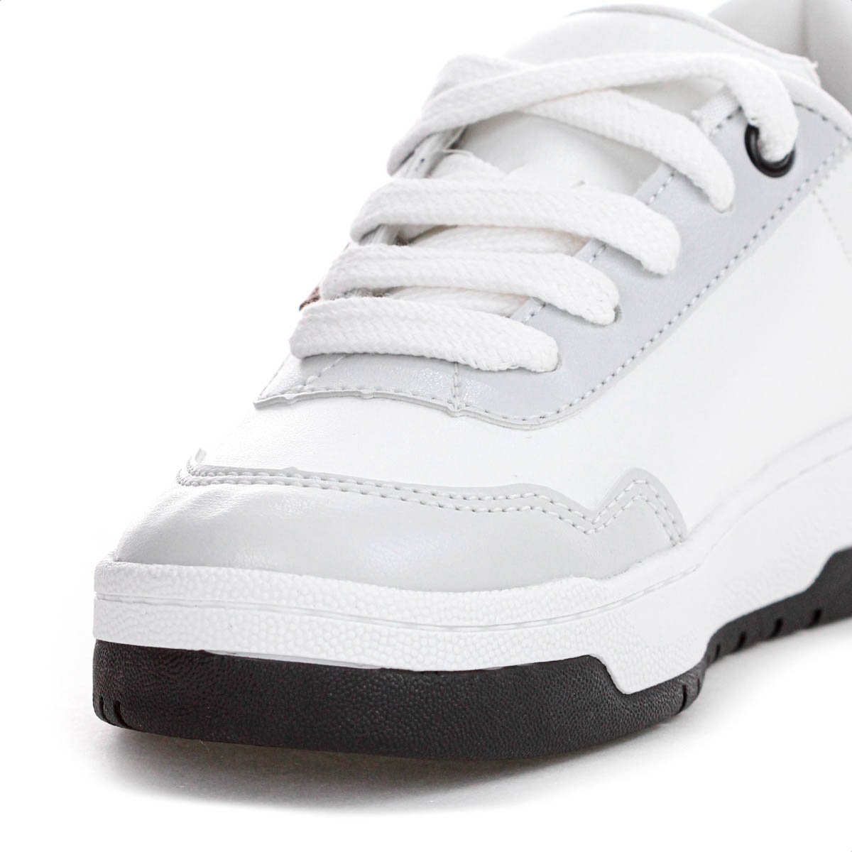 Tenis Anacapri AC1119 Virginia Fonseca Branco Preto e Cinza - Infantil Branco 6