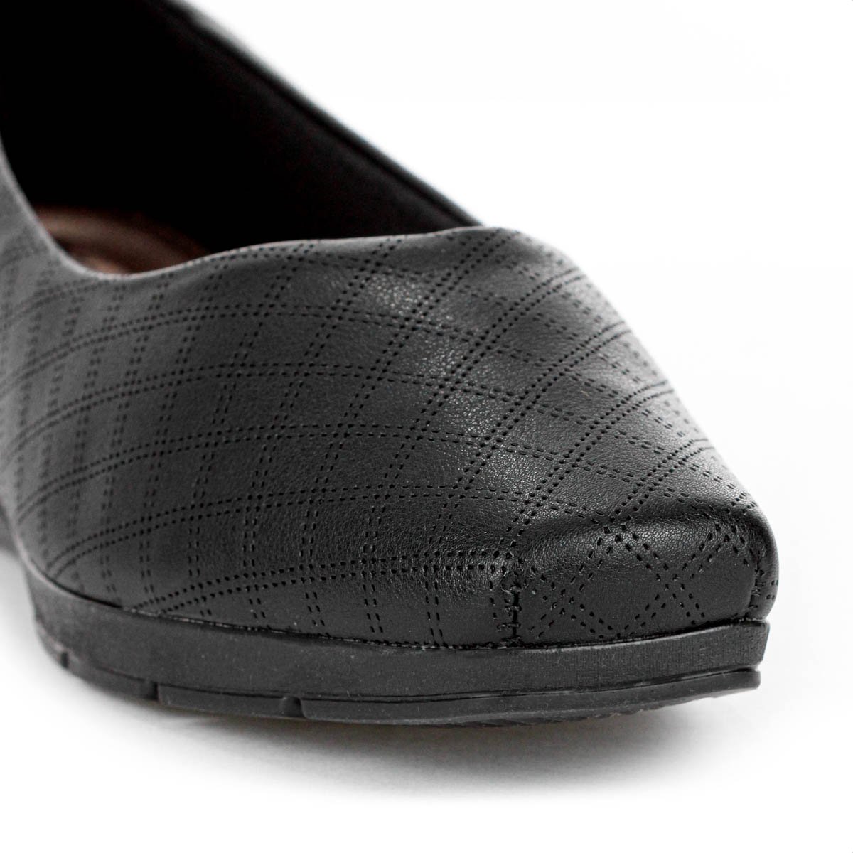 Sapatilha Piccadilly Maxi Salto Baixo Fernanda Preto - Feminino Preto 8