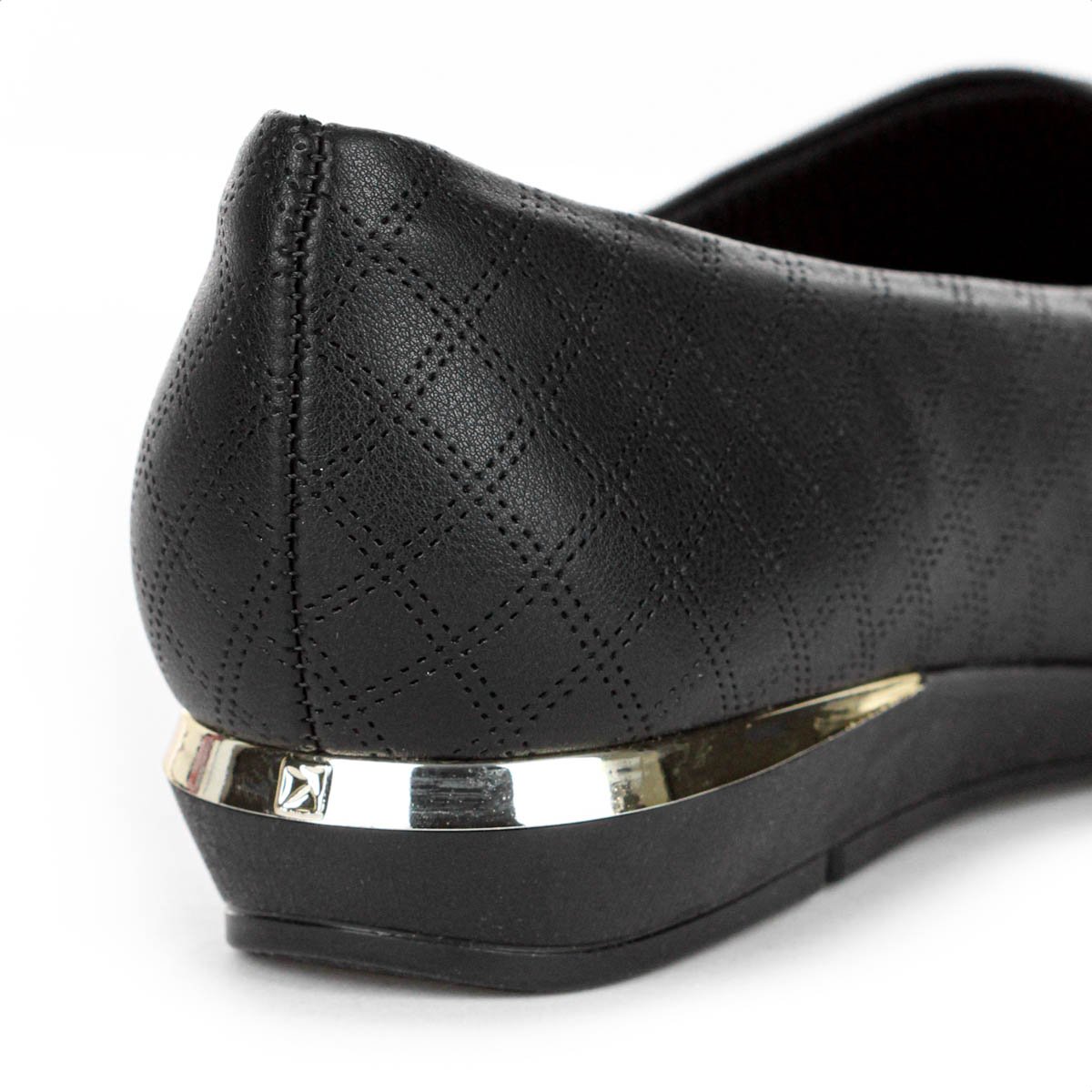 Sapatilha Piccadilly Maxi Salto Baixo Fernanda Preto - Feminino Preto 9