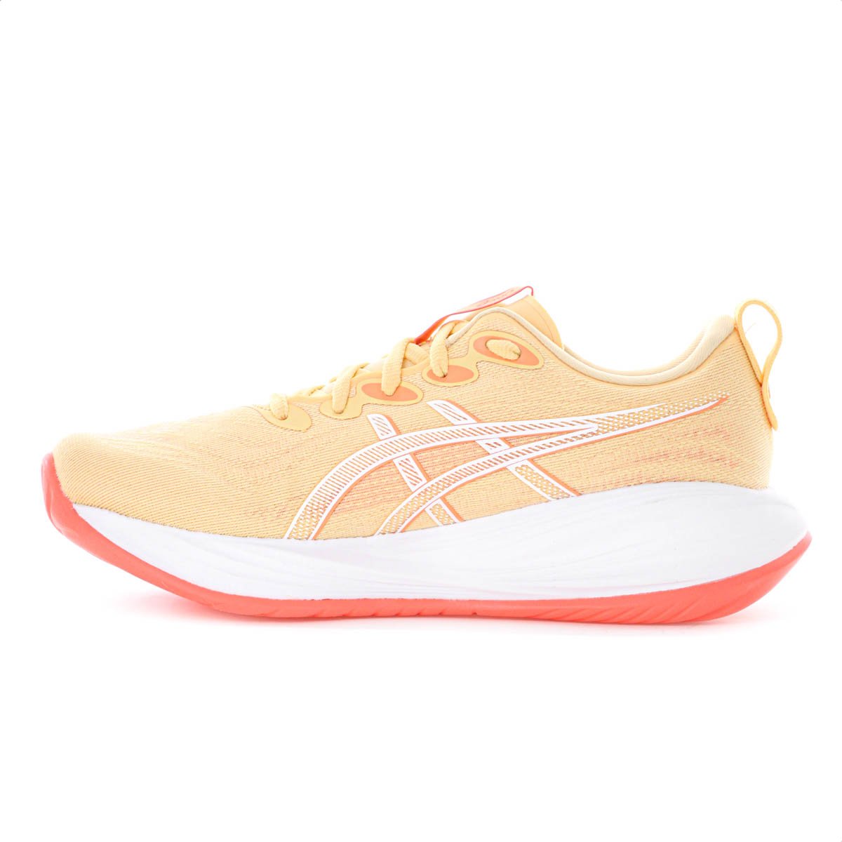 Tenis Asics Gel Cumulus 27 Laranja Claro e Branco - Feminino Laranja 2