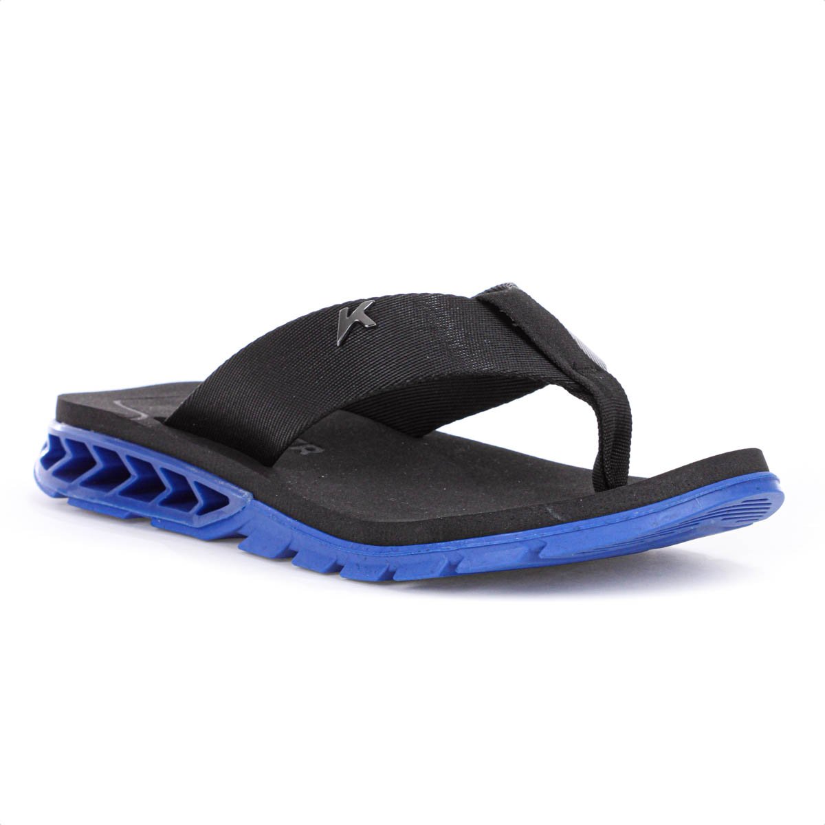 Chinelo Kenner Rakka Preto e Azul - Masculino Preto/Azul 2