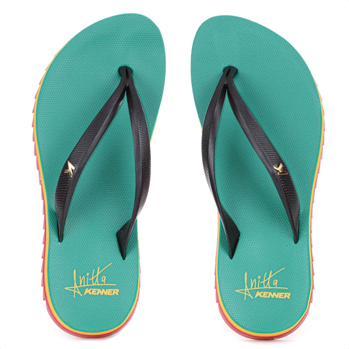 Chinelo Kenner Ibiza Reggae Anitta Verde - Feminino