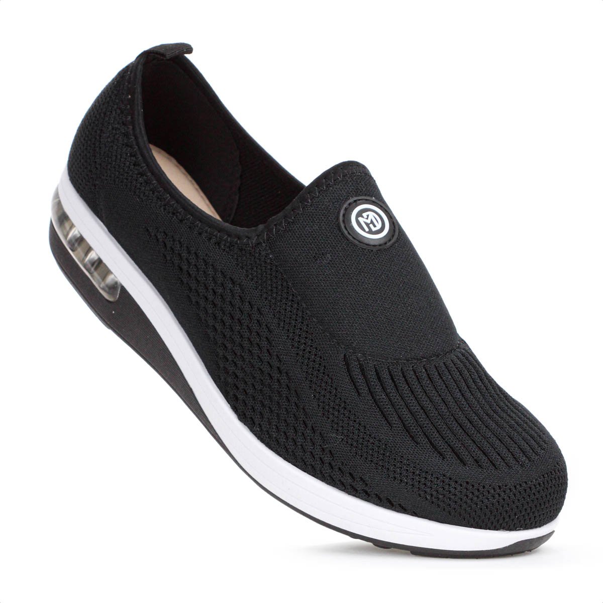 Tenis Modare Gaspea Pronta Linho Lisboa Ortopedico Preto - Feminino Preto 5